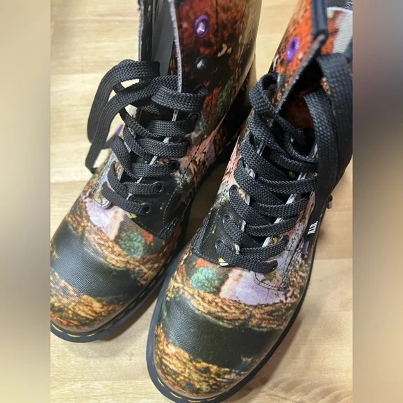 Dr. Martens Black Sabbath Limited Edition 1460 Lace-up Combat Boots - Picture 10 of 15